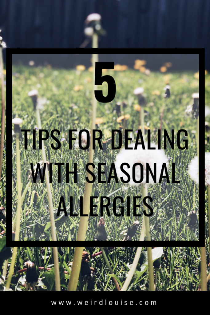 Tips for Dealing With Seasonal Allergies Pin