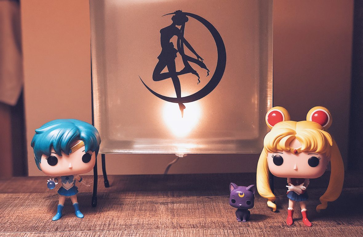 Sailor Moon Lighted Glass Block