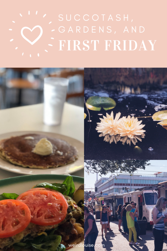Succotash, Gardens, and First Friday Pin