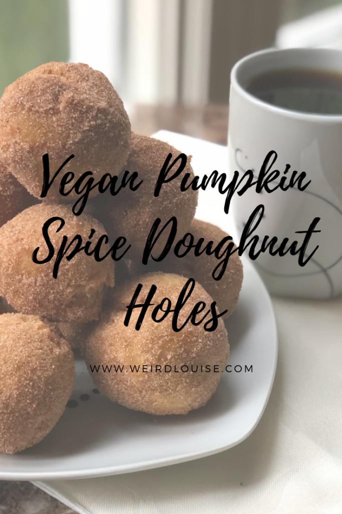 Vegan Pumpkin Spice Doughnut Holes Pin