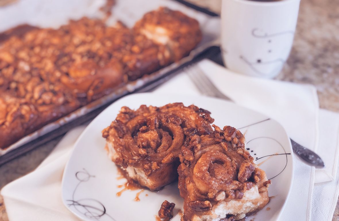 vegan pecan sticky buns