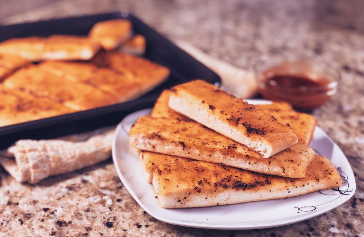 Easy Vegan Garlic Breadsticks