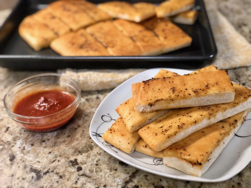 Easy Vegan Garlic Bread Sticks