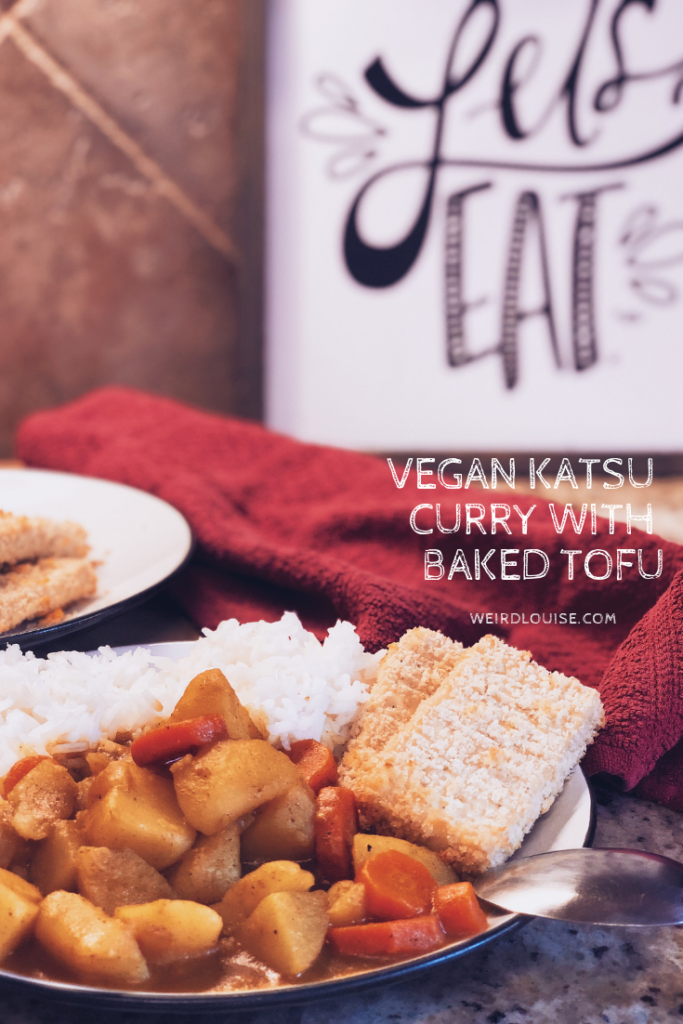 Vegan Katsu Curry With Baked Tofu Pin