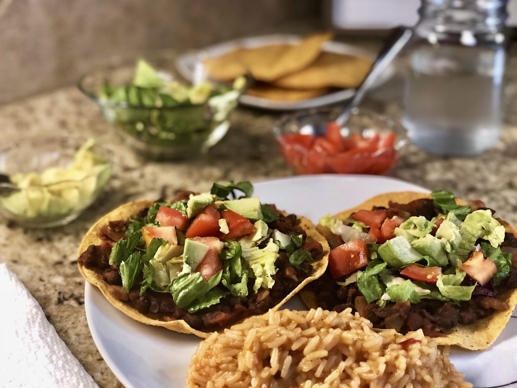 Black Bean Tostadas