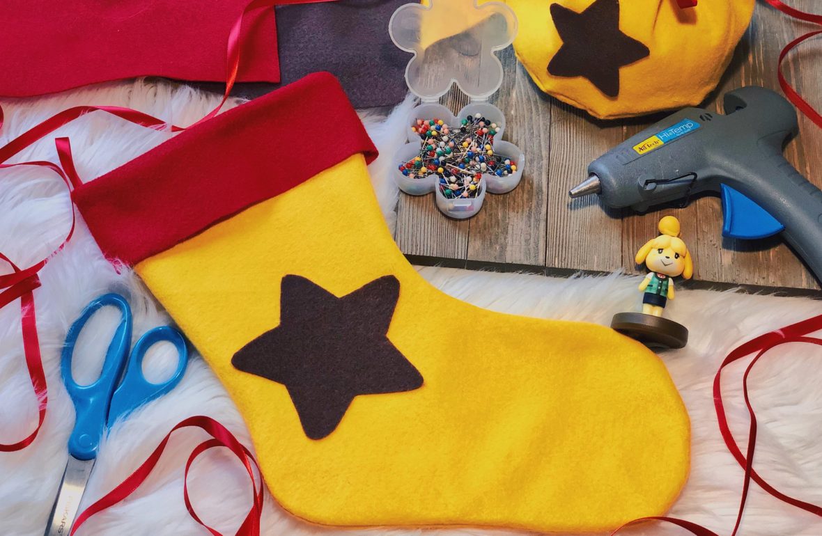 Animal Crossing Bell Bag Christmas Stocking