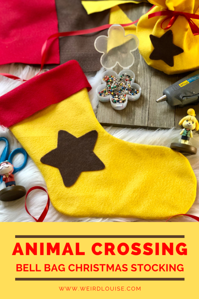 Animal Crossing Bell Bag Christmas Stocking Pin