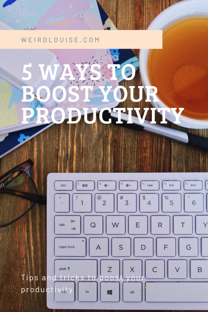 Tips and tricks to boost your productivity pin