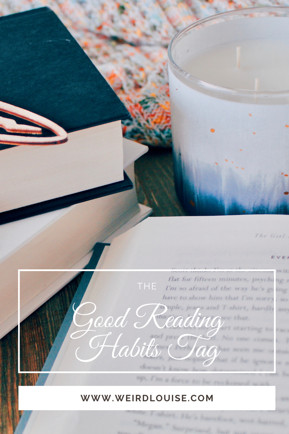 The Good Reading Habits Tag Pin