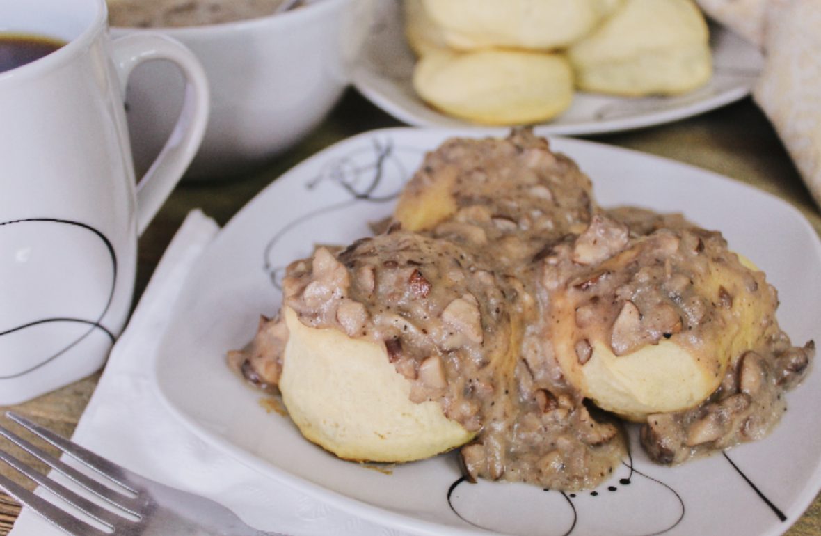 Vegan Biscuits and Gravy