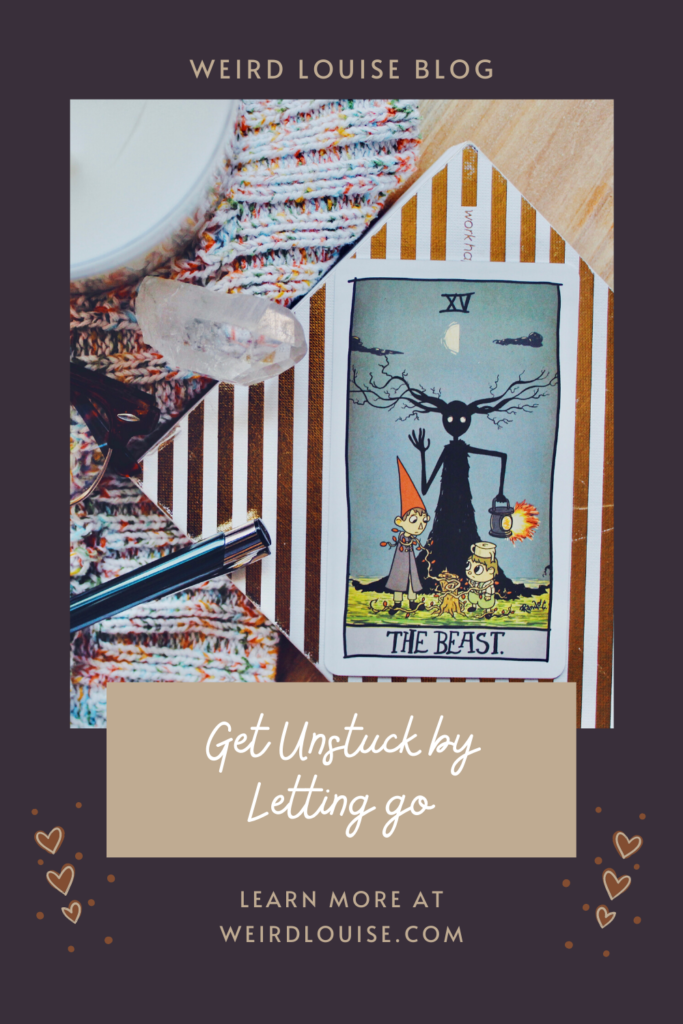 Get Unstuck by Letting go Pin