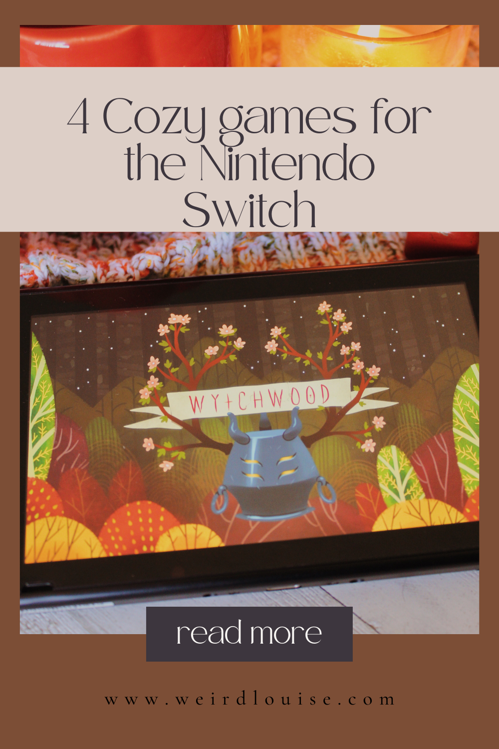 4 Cozy games for the Nintendo Switch Pin