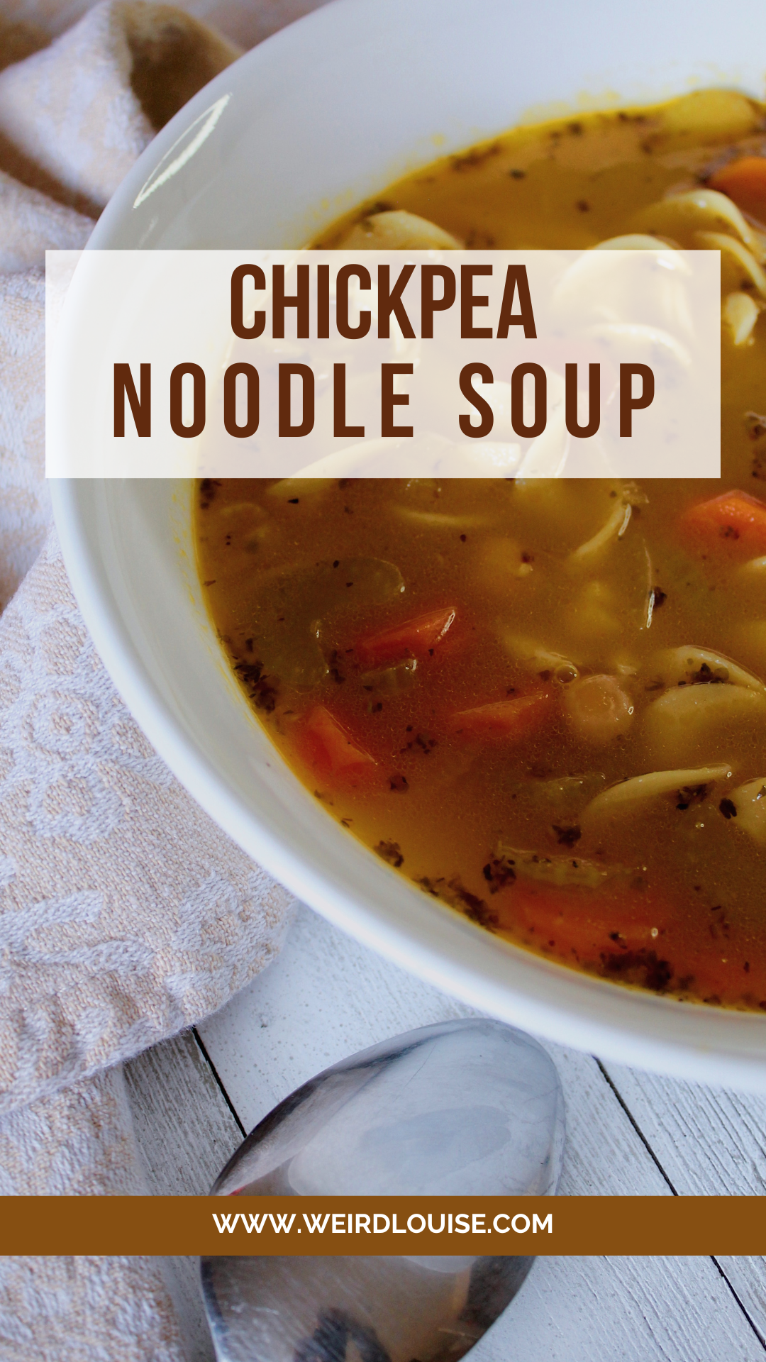 Chickpea Noodle Soup Pin