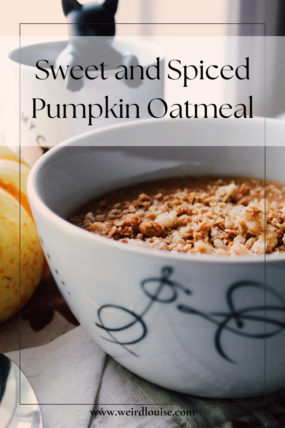 Sweet and Spiced Pumpkin Oatmeal Pin