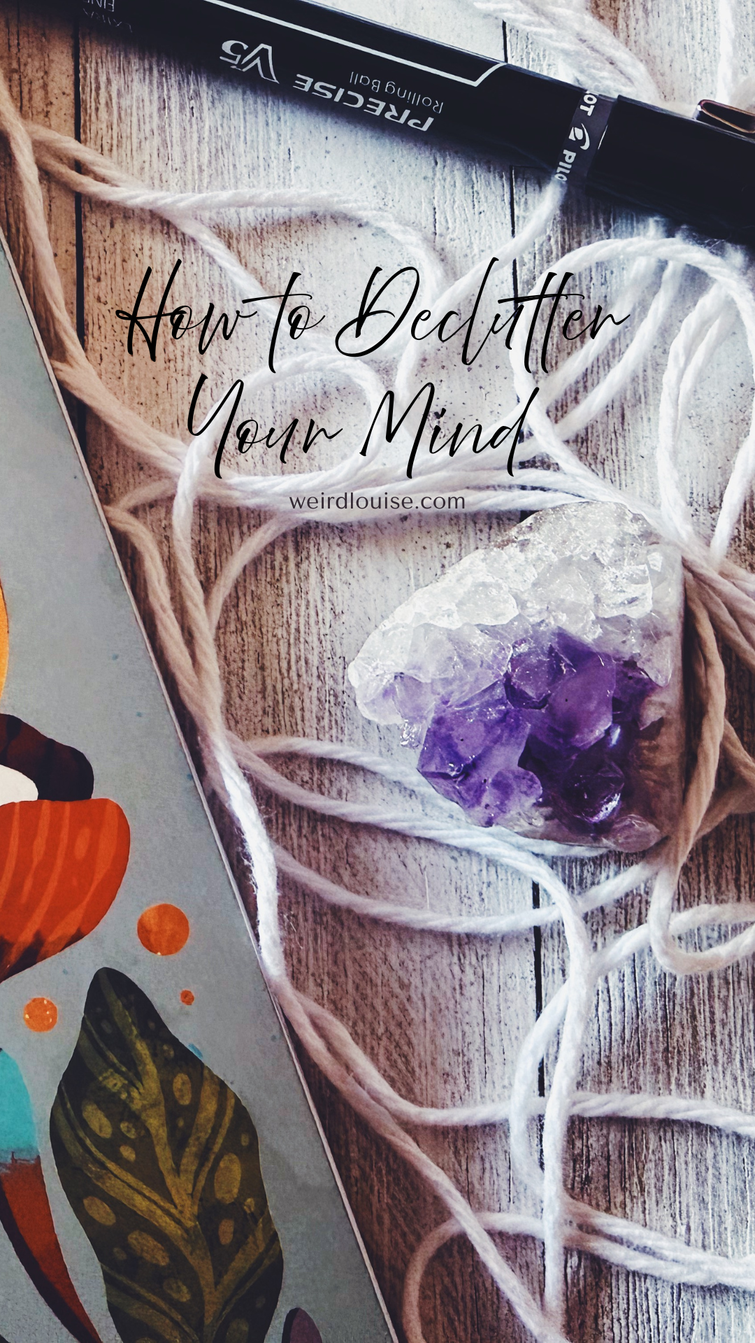 How to Declutter Your Mind Pin