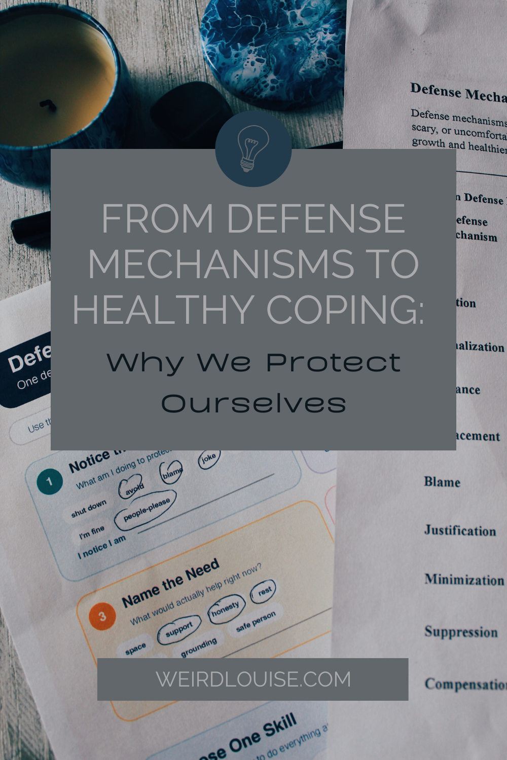 From Defense Mechanisms to Healthy Coping: Why We Protect Ourselves Pin