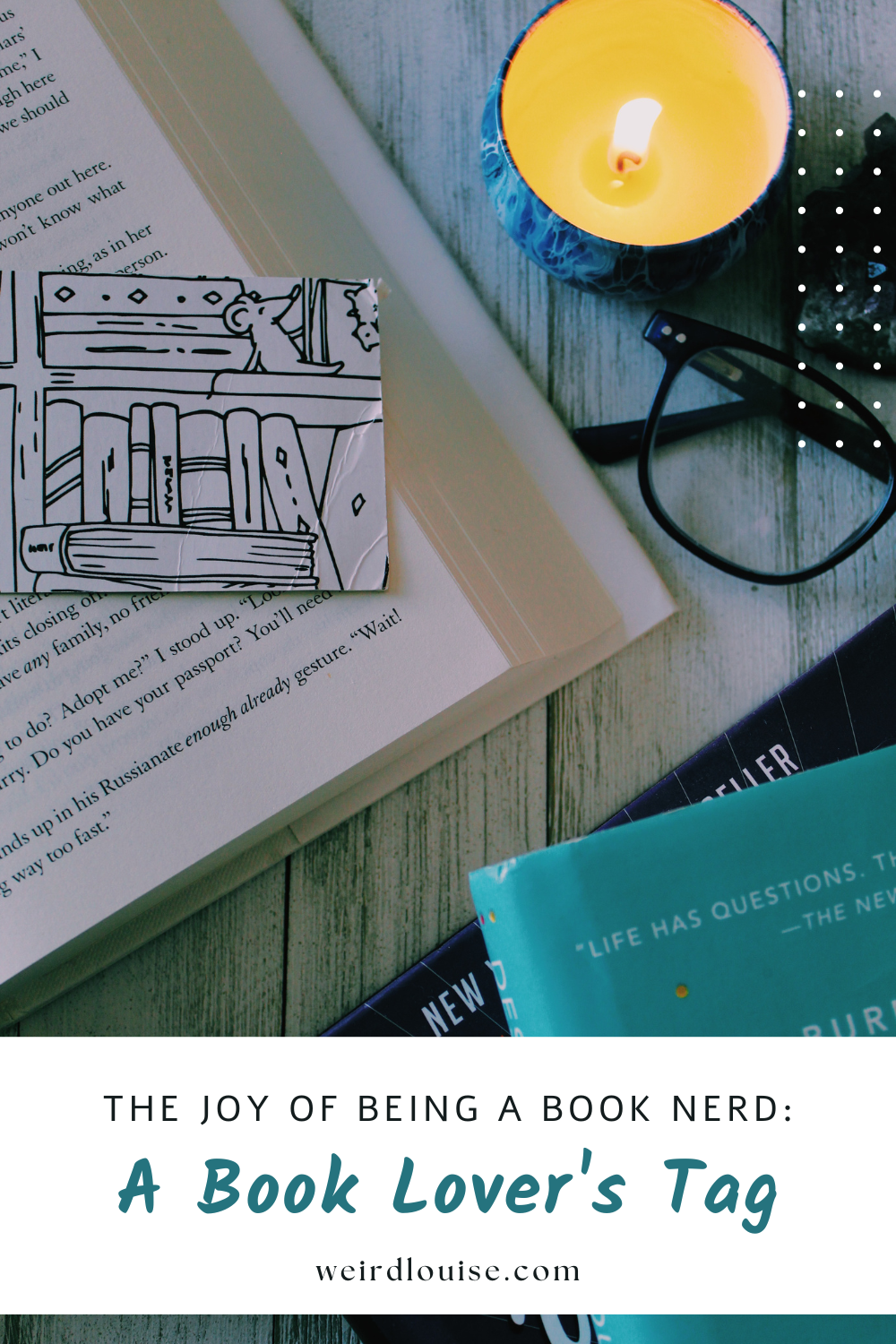 The Joy of Being a Book Nerd: A Book Lover's Tag Pin
